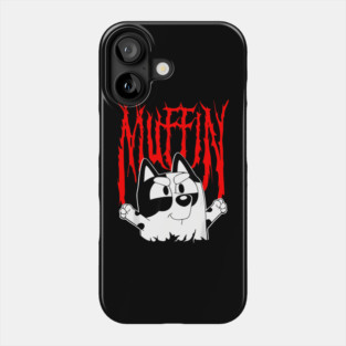 Muffin Metal Tan Blue Heeler Muffin Emotions T-Shirt Phone Case