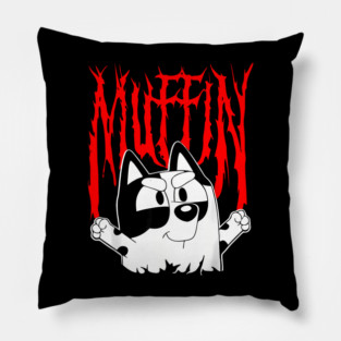 Muffin Metal Tan Blue Heeler Muffin Emotions T-Shirt Pillow