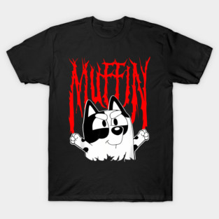 Muffin Metal Tan Blue Heeler Muffin Emotions T-Shirt T-Shirt