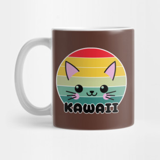 Kawaii Cat Face Mug