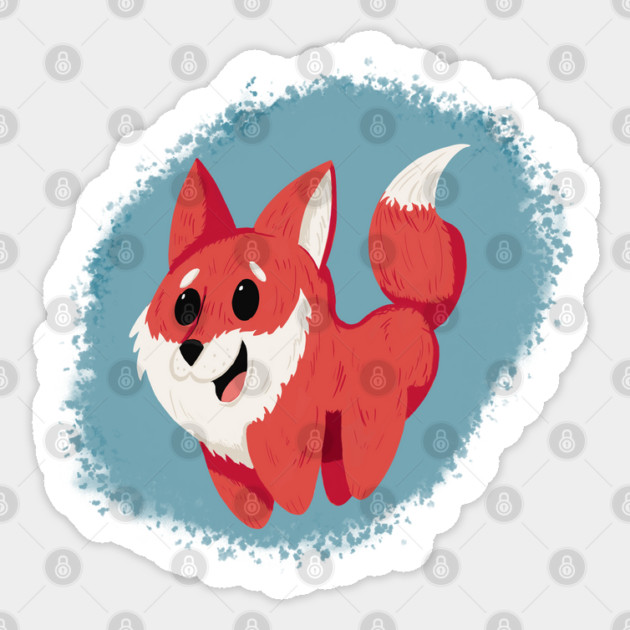 CORGI Sticker by droidmonkey