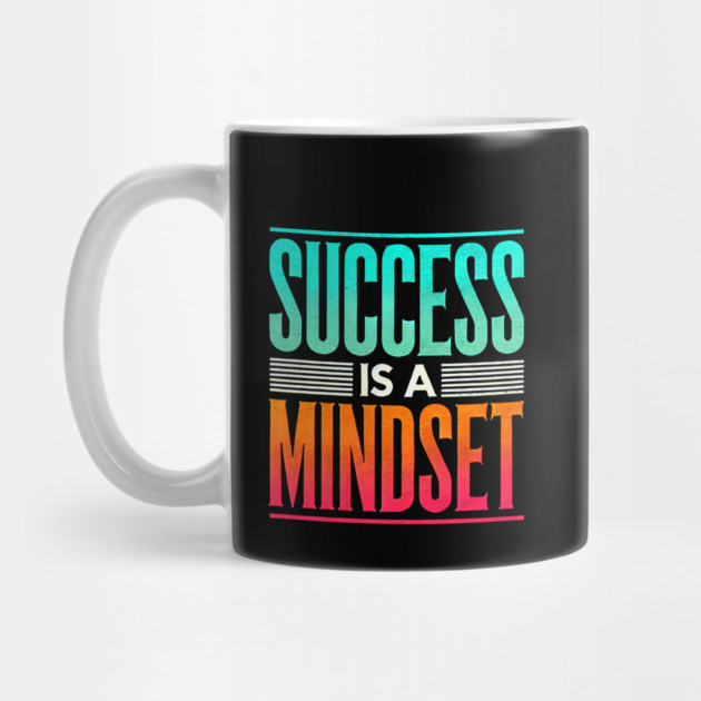 Success is a Mindset, Motivational Quote by logiamerch