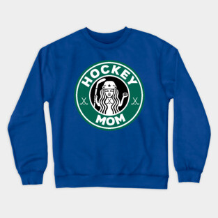 Hockey-Mom Crewneck Sweatshirt