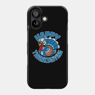 Detroit Lions Turkey Happy Thanksgiving Phone Case