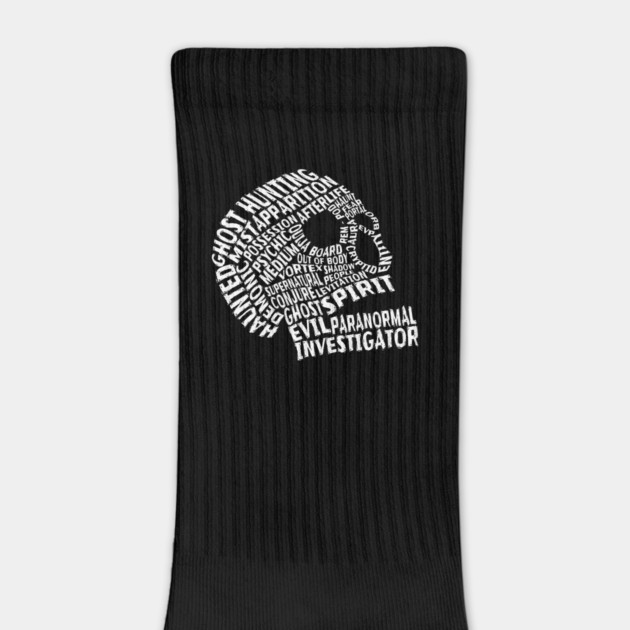 Ghost Hunting Paranormal Skull Head by Paranormalshirts