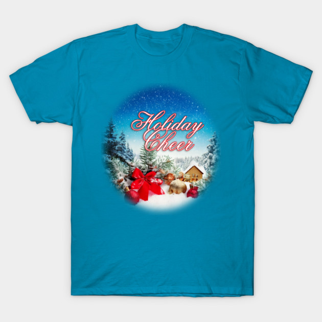 Holiday Cheer snowy scene T-Shirt by zjz