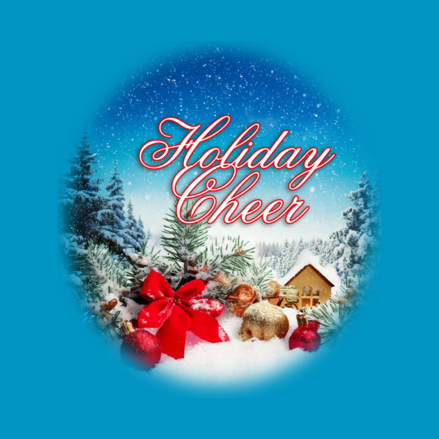 Holiday Cheer snowy scene by zjz