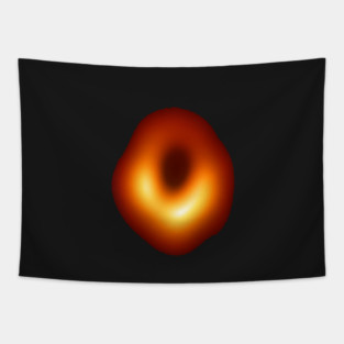 2019 Black Hole Event Horizon T-Shirt Tapestry