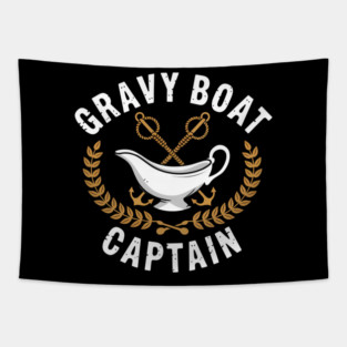 Gravy Boat Captain Tapestry