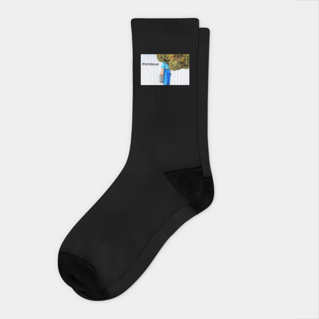 Pothead - Weed Design Socks by MrGreenGenes420