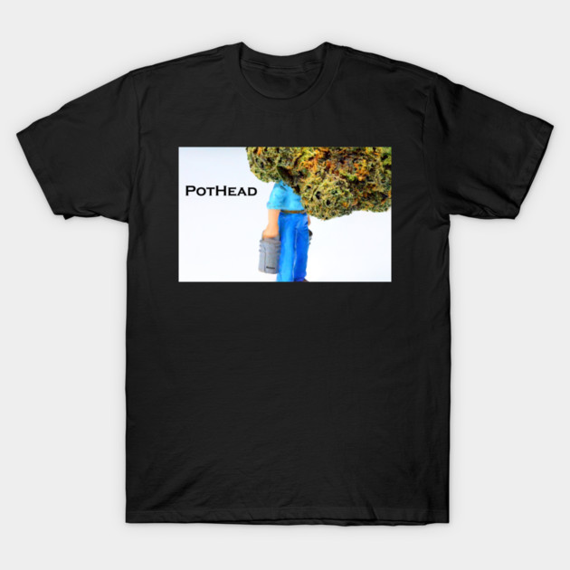 Pothead - Weed Design T-Shirt by MrGreenGenes420