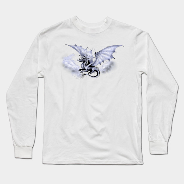Sky Dragon Long Sleeve T-Shirt by H. R. Sinclair