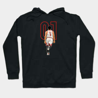 Derrick Rose Chicago #1 Number Hoodie