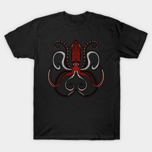 Tribal Giant Squid T-Shirt