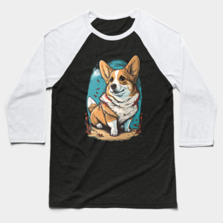 Corgi Baseball T-Shirt