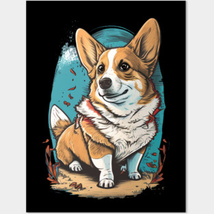 Corgi Posters and Art
