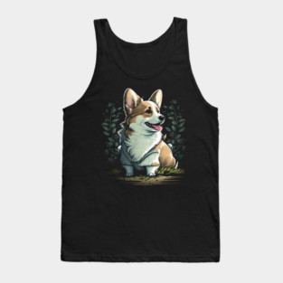 Corgi Tank Top