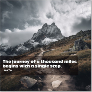 Lao Tzu quote Posters and Art