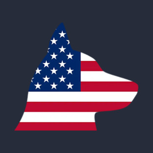 Flag-Dog Silhouette T-Shirt