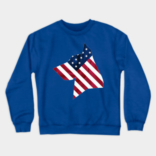 Flag-Dog USA Silhouette Crewneck Sweatshirt