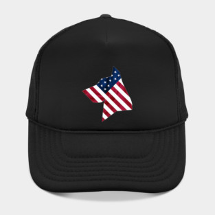 Flag-Dog USA Silhouette Hat