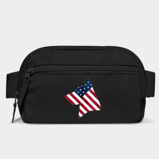 Flag-Dog USA Silhouette Bag