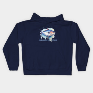 Peacedog Outfitters - Fishing Tuna Kids Hoodie