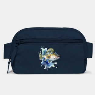 Watercolor Fish Bag