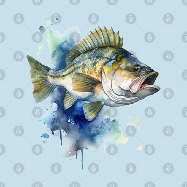 Watercolor Fish by Peacedog
