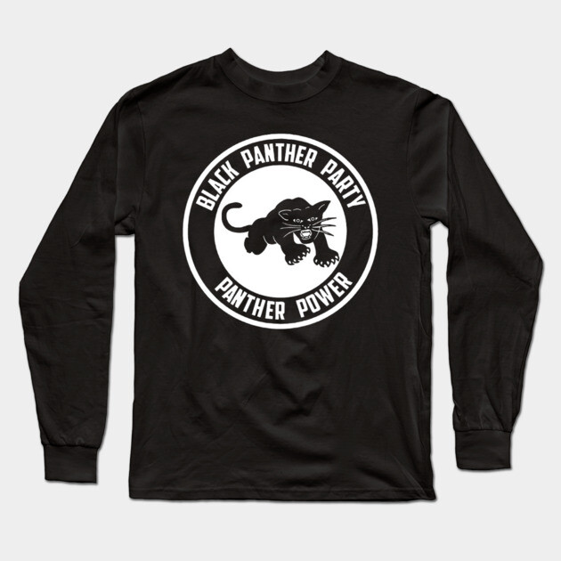 Black Panther Party - Panther Power Long Sleeve T-Shirt by UrbanLifeApparel