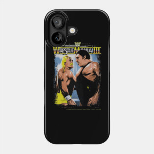 Hulk Hogan Vs Andre The Giant Wrestle Mania III Phone Case