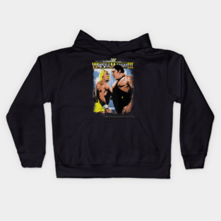 Hulk Hogan Vs Andre The Giant Wrestle Mania III Kids Hoodie