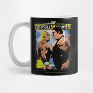 Hulk Hogan Vs Andre The Giant Wrestle Mania III Mug