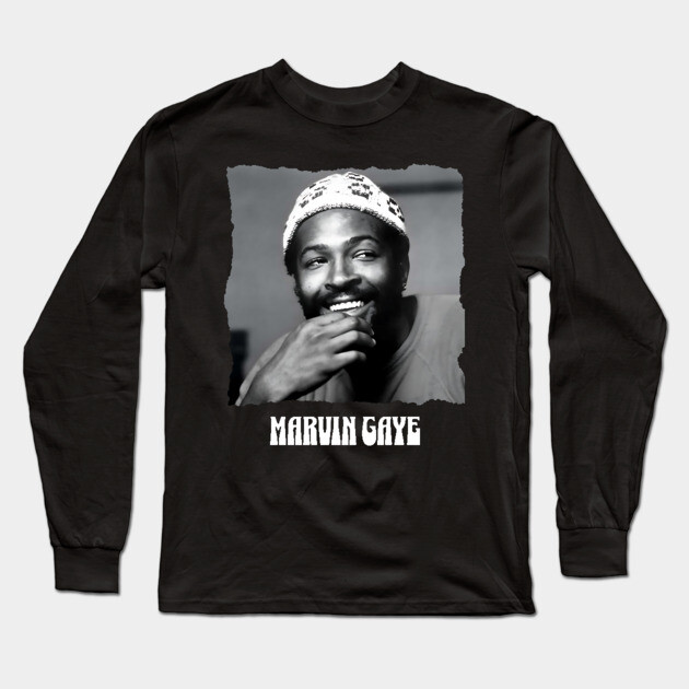 Marvin Gaye Long Sleeve T-Shirt by UrbanLifeApparel
