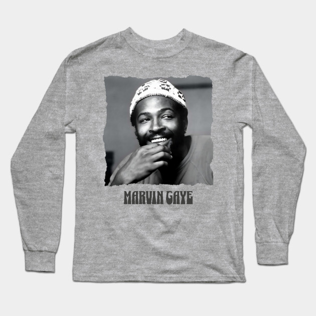 Marvin Gaye Long Sleeve T-Shirt by UrbanLifeApparel