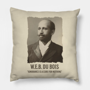 W.E.B. DuBois - Ignorance is a cure for nothing Pillow