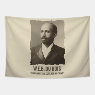W.E.B. DuBois - Ignorance is a cure for nothing Tapestry