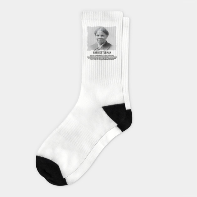 Hariet Tubman - Facts Socks by UrbanLifeApparel
