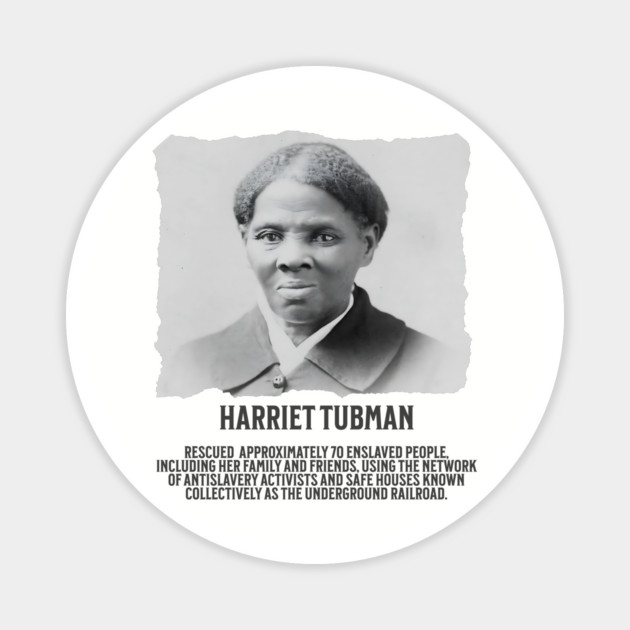 Hariet Tubman - Facts Magnet by UrbanLifeApparel