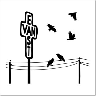 Vancouver Icons: East Van Cross & Crows Posters and Art