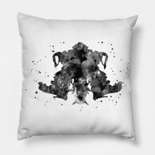 Rorschach card 4 Pillow