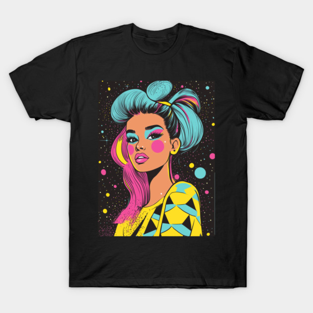 A vibrant pop art illustration T-Shirt by NiceIO
