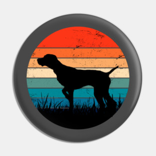 Pointer Retro Sunset Pin