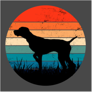 Pointer Retro Sunset Posters and Art