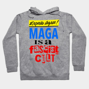 Experts Agree: Maga is a Fascist Cult Hoodie
