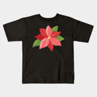 Poinsettia Kids T-Shirt