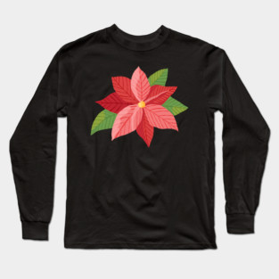 Poinsettia Long Sleeve T-Shirt