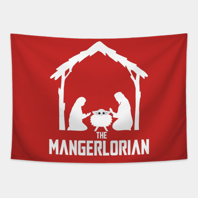 The Mangerlorian Tapestry by Low Life Shirts