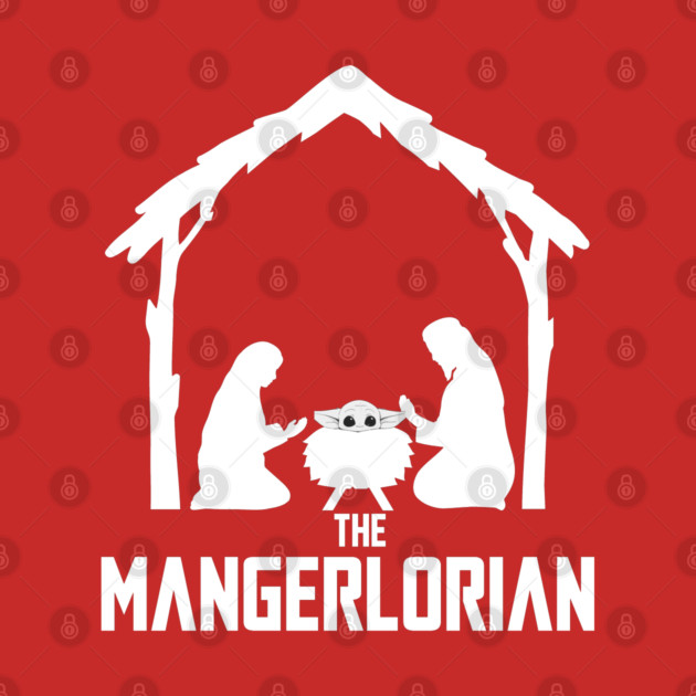 The Mangerlorian by Low Life Shirts