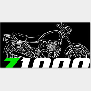 Kawasaki Z1000 1976-1978 Posters and Art